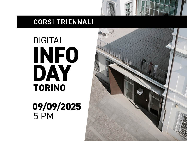 Partecipa anche tu al Digital Info Day di IAAD. Torino del 9 settembre e scopri l'offerta formativa dei corsi triennali in design!