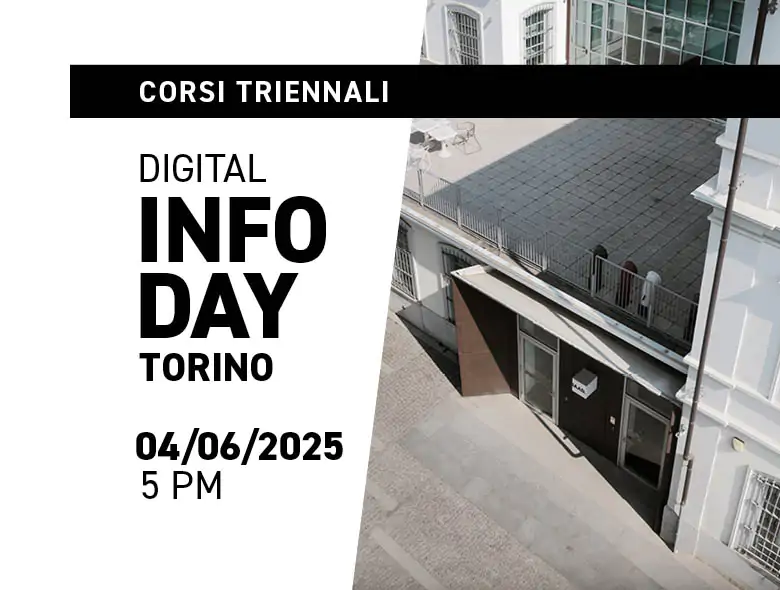 Partecipa anche tu al Digital Info Day di IAAD. Torino del 4 giugno e scopri l'offerta formativa dei corsi triennali in design!